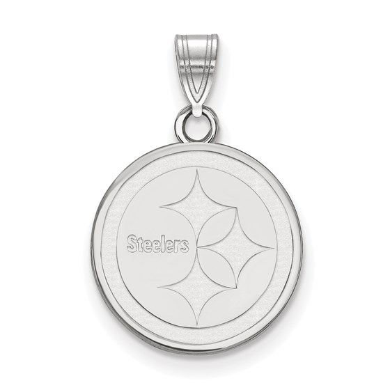 Sterling Silver Pittsburgh Steelers Small Pendant Sterling Silver Pittsburgh Steelers Small Pendant