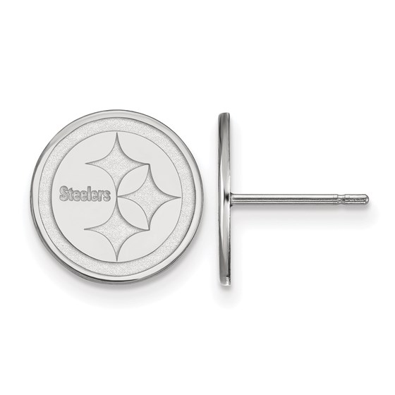 Sterling Silver Pittsburgh Steelers XS Post Earring Sterling Silver Pittsburgh Steelers XS Post Earring