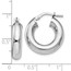 Sterling Silver Polished Hoop Earrings - 21 mm