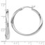 Sterling Silver Polished Hoop Earrings - 30.25 mm