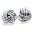 Sterling Silver Polished Love Knot Earrings
