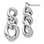 Sterling Silver Polished Post Dangle Earrings - 31.67 mm