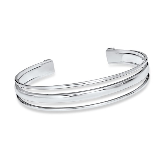 Sterling Silver Polished Slip-On Bangle Sterling Silver Polished Slip-On Bangle