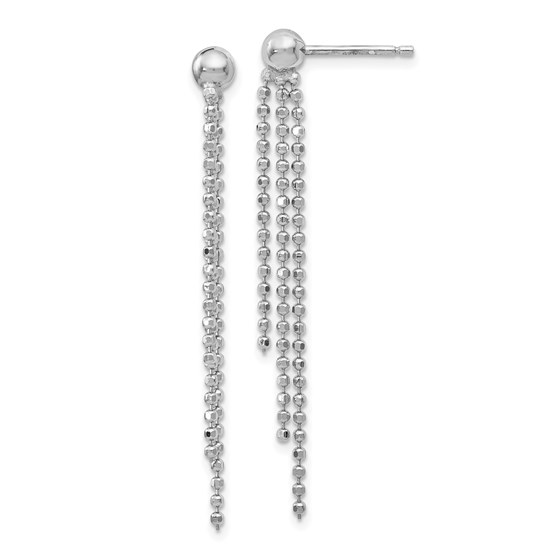 Sterling Silver Post Dangle Earrings - 42 mm Sterling Silver Post Dangle Earrings - 42 mm