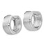 Sterling Silver Radiant Essence Hoop Earrings - 15 mm
