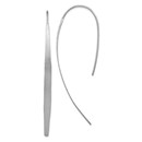 Sterling Silver & Rhodium Brushed Earrings 
