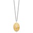 Sterling Silver Rhodium-pl Gold-tone Brushed - 18.5 in.