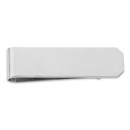 Sterling Silver Rhodium Plated Money Clip - Smooth Solid