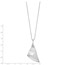Sterling Silver Rhodium-plated w/ 2in ext. Necklace - 16 in.