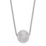 Sterling Silver Rhodium-plated w/2in ext. Necklace - 18 in.