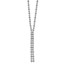 Sterling Silver Rhodium-plt. /Laser Cut Beaded Necklace - 18 in.