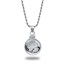 Sterling Silver Rose Necklace