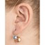 Sterling Silver & Rose-tone Dangle Earrings - 29 mm