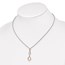 Sterling Silver & Rose-tone w/1.5in ext. Necklace - 15.5 in.
