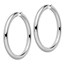 Sterling Silver RP 5mm Tube Earrings - 55 mm