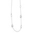 Sterling Silver RP Brushed Necklace - 32 in.