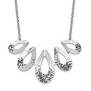Sterling Silver RP D/C w/ 1in ext. Necklace - 19 in.