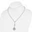 Sterling Silver RP Filigree w/1.5in ext. Necklace - 15.75 in.
