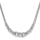 Sterling Silver RP Link Necklace - 19 in.
