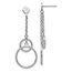 Sterling Silver RP Polished Post Dangle Earrings - 48.97 mm