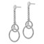 Sterling Silver RP Polished Post Dangle Earrings - 48.97 mm
