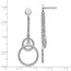 Sterling Silver RP Polished Post Dangle Earrings - 48.97 mm