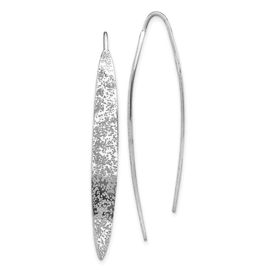 Sterling Silver RP Polished Threader Earrings - 53.08 mm Sterling Silver RP Polished Threader Earrings - 53.08 mm