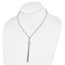 Sterling Silver RP Tassel w/1.5in ext. Necklace - 15 in.