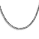 Sterling Silver RP w/ 2in ext Choker Necklace - 17 in.