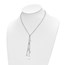 Sterling Silver RP Y-drop w/ 2in ext. Necklace - 18 in.
