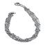 Sterling Silver Seven Strand Beaded Bracelet
