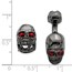 Sterling Silver Swarovski Movable Skull Cuff Link