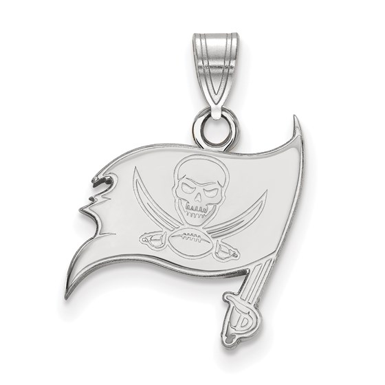 Sterling Silver Tampa Bay Buccaneers Small Pendant Sterling Silver Tampa Bay Buccaneers Small Pendant