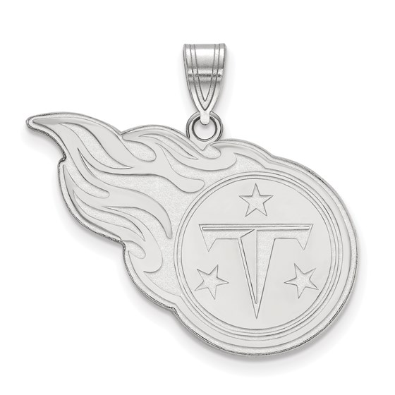 Sterling Silver Tennessee Titans Large Pendant Sterling Silver Tennessee Titans Large Pendant