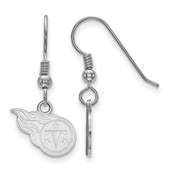 Sterling Silver Tennessee Titans XS Dangle Earring Wire Sterling Silver Tennessee Titans XS Dangle Earring Wire