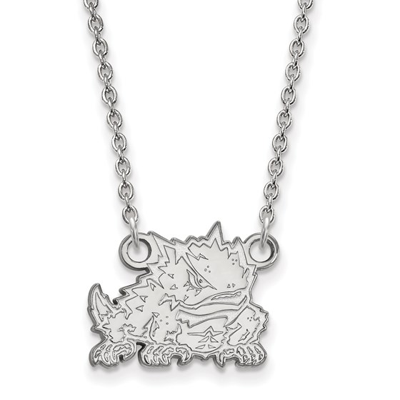 Sterling Silver Texas Christian Univ. Necklace - 18 in. Sterling Silver Texas Christian Univ. Necklace - 18 in.