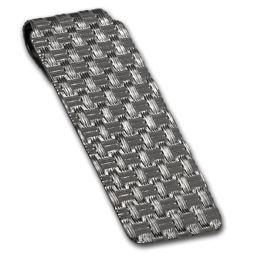 Sterling Silver Textured Money Clip