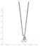 Sterling Silver Two 6-7 mm FWC Pearl Chain Slide Necklace