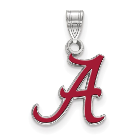 Sterling Silver Univ. of Alabama Enamel Pendant Sterling Silver Univ. of Alabama Enamel Pendant