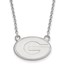 Sterling Silver Univ. of Georgia Small Pendant Necklace - 18 in.