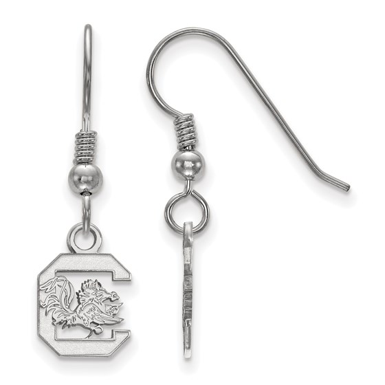 Sterling Silver Univ. of South Carolina Dangle Earrings Sterling Silver Univ. of South Carolina Dangle Earrings