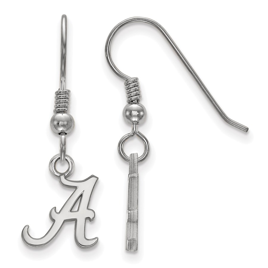 Sterling Silver University of Alabama Dangle Earrings