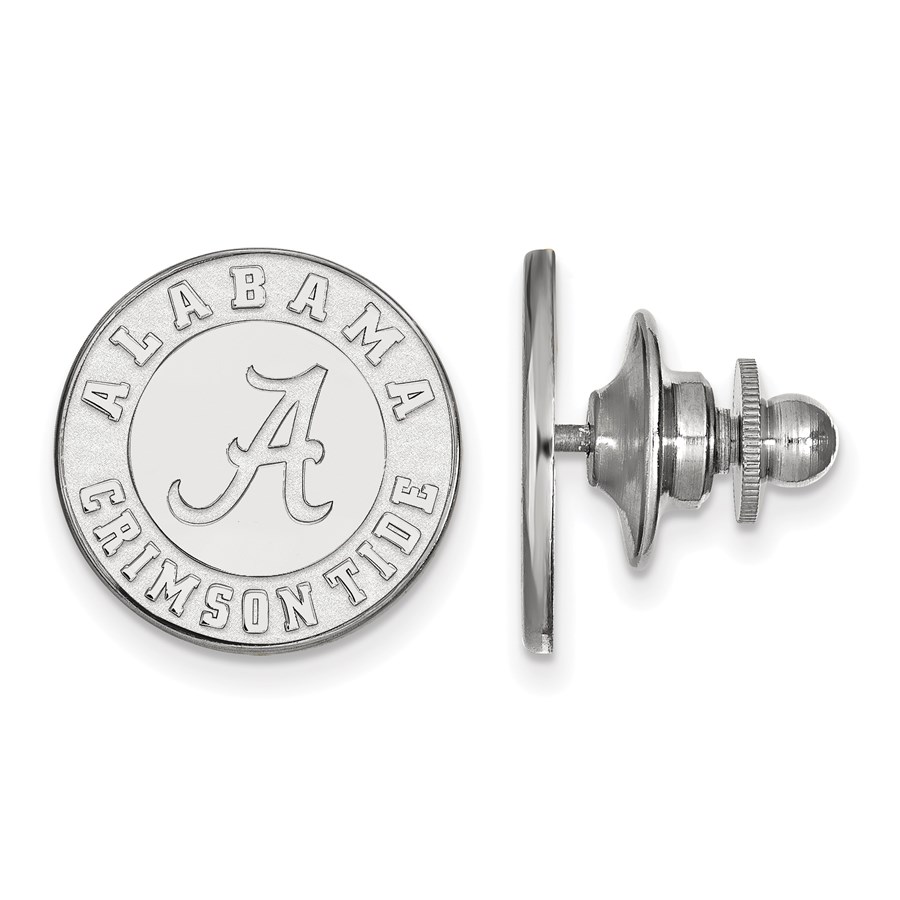 Sterling Silver University of Alabama Lapel Pin