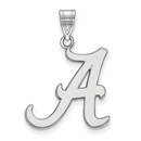 Sterling Silver University of Alabama Large Pendant