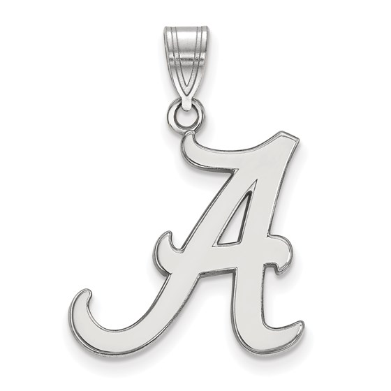 Sterling Silver University of Alabama Large Pendant Sterling Silver University of Alabama Large Pendant