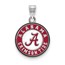Sterling Silver University of Alabama Medium Enamel Disc Pendant