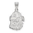 Sterling Silver University of Georgia Large Pendant