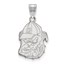 Sterling Silver University of Georgia Large Pendant