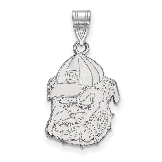 Sterling Silver University of Georgia Large Pendant Sterling Silver University of Georgia Large Pendant