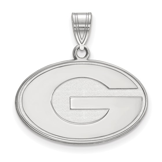 Sterling Silver University of Georgia Medium Pendant Sterling Silver University of Georgia Medium Pendant